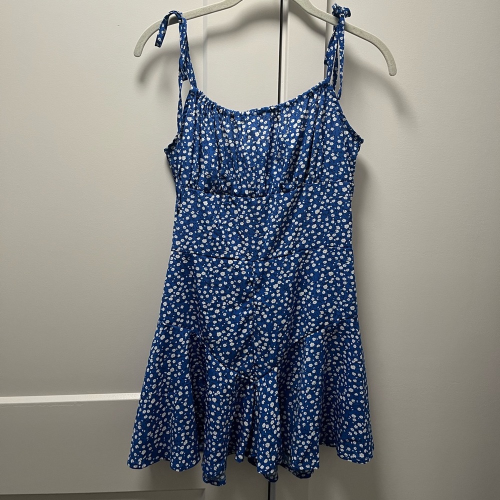 Tie strap romper
